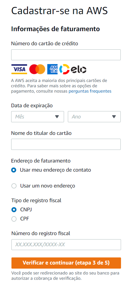 Formulário da Etapa 03