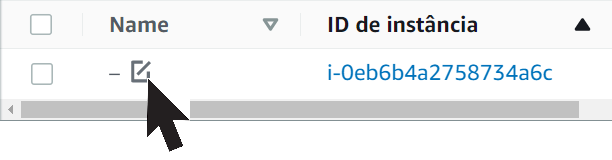 Atribuir um nome para a instância